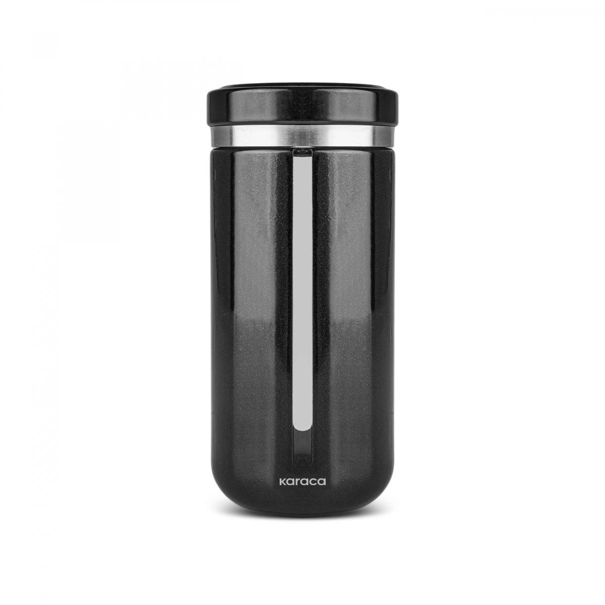 Karaca Mastermaid Locked Glass Storage Container – 850 ml | Black, 153.09.01.5810