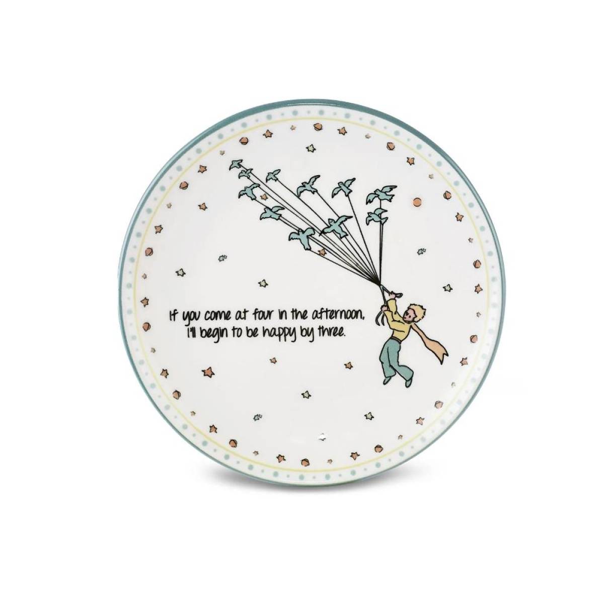 Karaca Little Prince 6-piece Ceramic Cake Set 20 Cm | Stoneware Dessert Plates