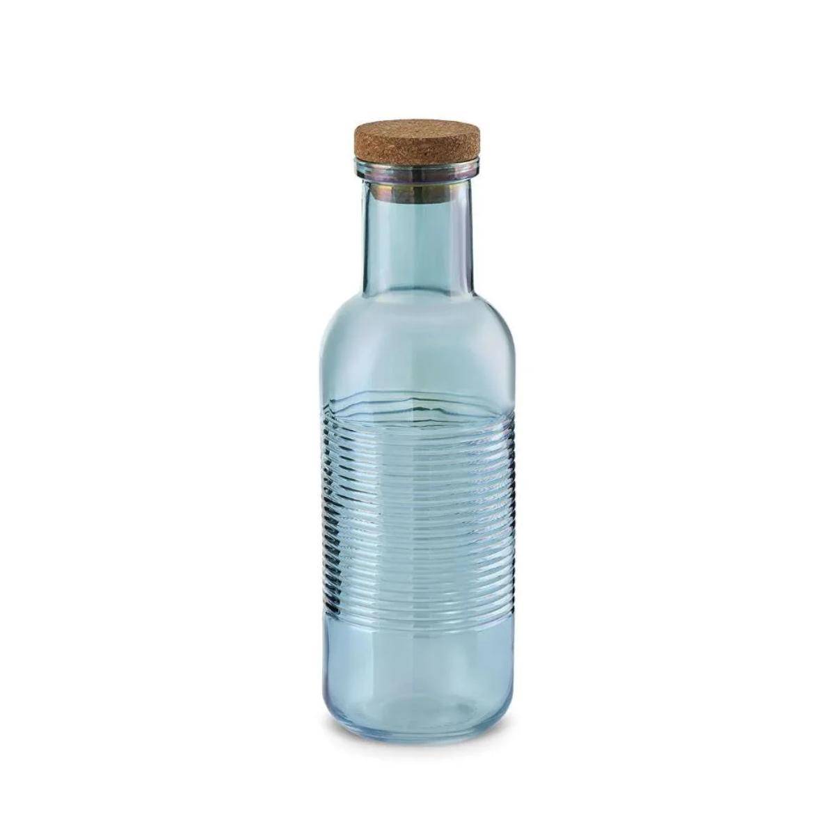 Karaca Dame Blue Glass Bottle – 500 ml, 153.09.01.7125