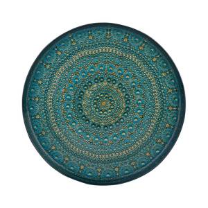 Karaca Rashel Glass Decorative Tray 35 Cm