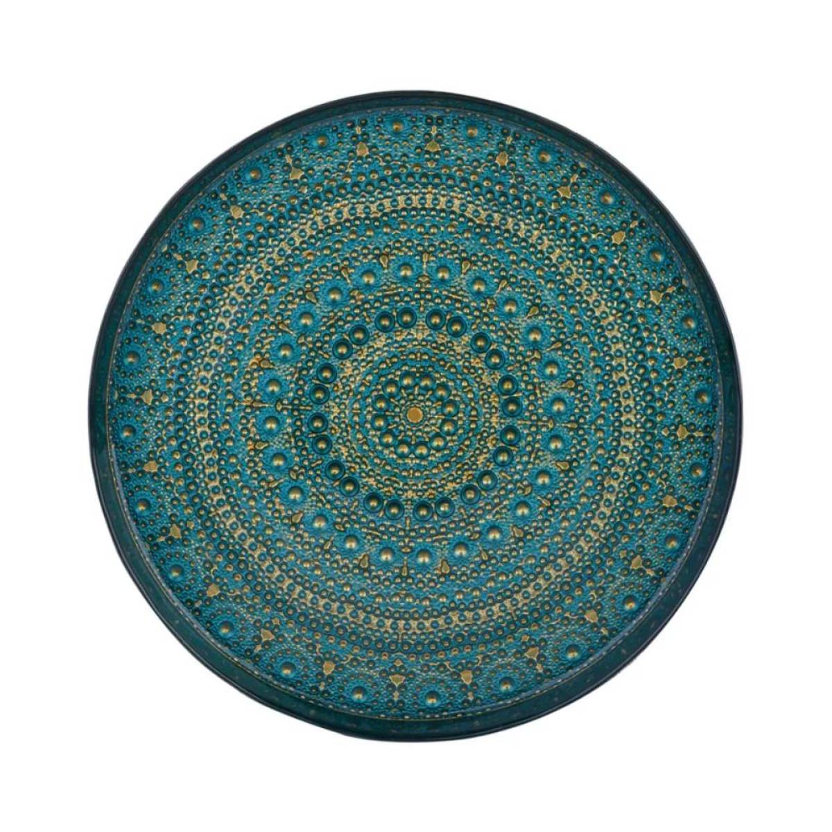 Karaca Rashel Glass Decorative Tray 35 Cm