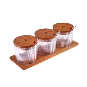 Karaca Massimo 3-piece Spice Storage Set � Transparent, 153.09.01.0579