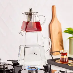 Karaca Giza Borosilicate Glass Teapot, 153.03.08.2334