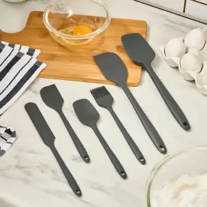 Karaca Lively 6-piece Silicone Service Set - Anthracite, 153.09.01.7679