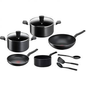 Tefal Super Cook 10 Pieces Set - Titanium Coating | B459sa85