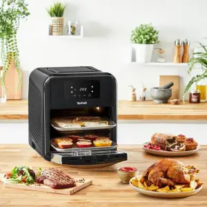 Tefal Easy Fry Oven & Grill, 2000w - Black, Digital, 1,6kg | 9 In 1