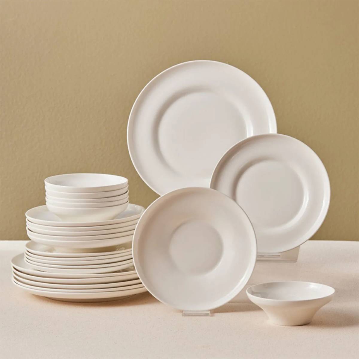 Karaca Stream Bone Selene 24-piece Dinner Set For 6 People, 153.09.01.8083