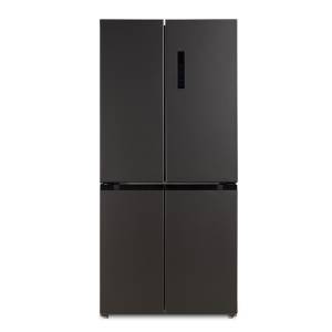Big Chef RE-650B 4 Doors Refrigerator Black Glass