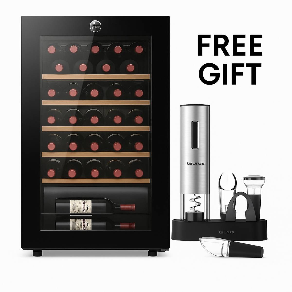 Hoover 34 Bottles Wine Cooler