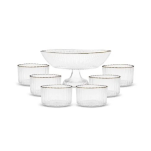 Karaca Andre 7-piece Glass Catering Presentation Set, 153.09.01.3416