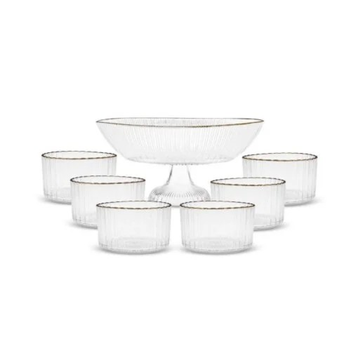 Karaca Andre 7-piece Glass Catering Presentation Set, 153.09.01.3416