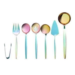 Karaca Orion 7-piece Rainbow Service Set Boxed, 153.09.01.7105