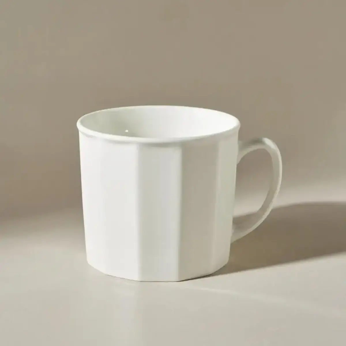 Karaca Lavin 370 Ml Mug - White, 153.09.01.7630