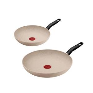 Tefal G0079053	Essential Beige Frypan Set 2 Pcs (frypan 24/28 Cm)