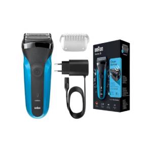 Braun Shaver 310  Blk/blu  Box Euro