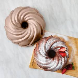 Karaca Cast Aluminium Decorative Bundt Cake Tin � 24 Cm, Pink, 153.03.06.7167