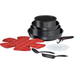 Tefal Set Of Ingenio 6 Induction Daily Chef Black France 12