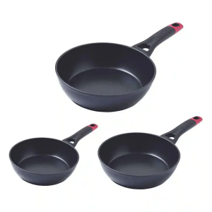 Pyrex • Optima Set Of 3 Frypan 20 + 24 + 28 Cm