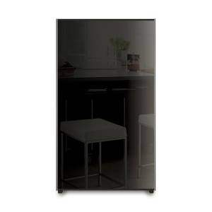 Campomatic Defrost Single Door Refrigerator – 160l – Black Glass