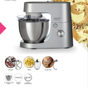 Kenwood Homebake Stand Mixer Silver Kitchen Machine Khh01.000si