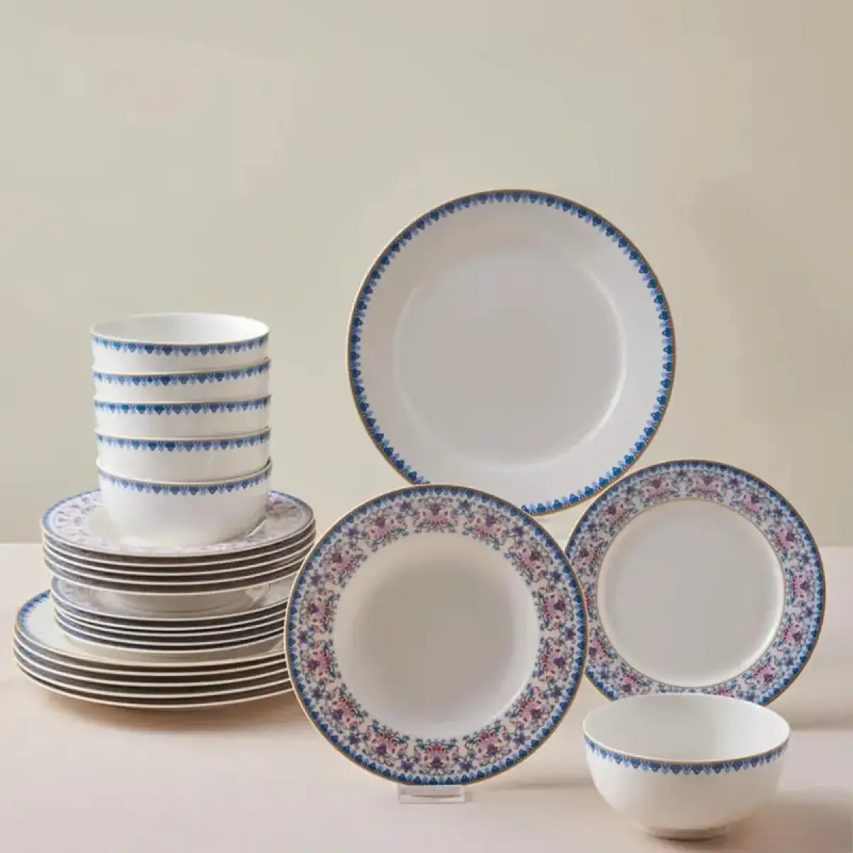Karaca Forever Bone Melen 24-piece Dinner Set For 6 People, 8683650361831