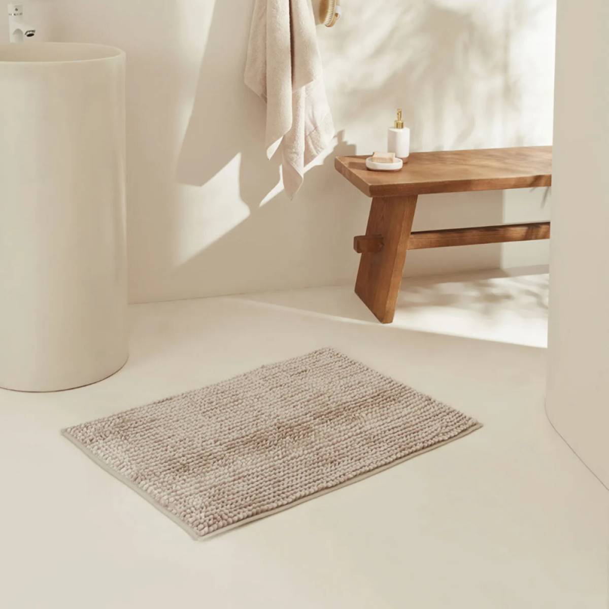 Karaca Home Jules Pasta Bathmat 60 X 90 Cm - Beige, 200.22.11.0493