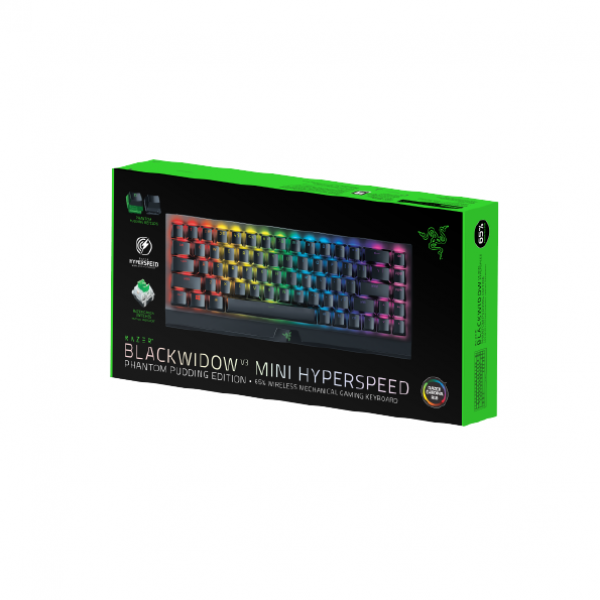 Razer Blackwidow V3 Mini Hyperspeed – Phantom Edit Wrls Mechanical Gaming Keyboard Green Switch