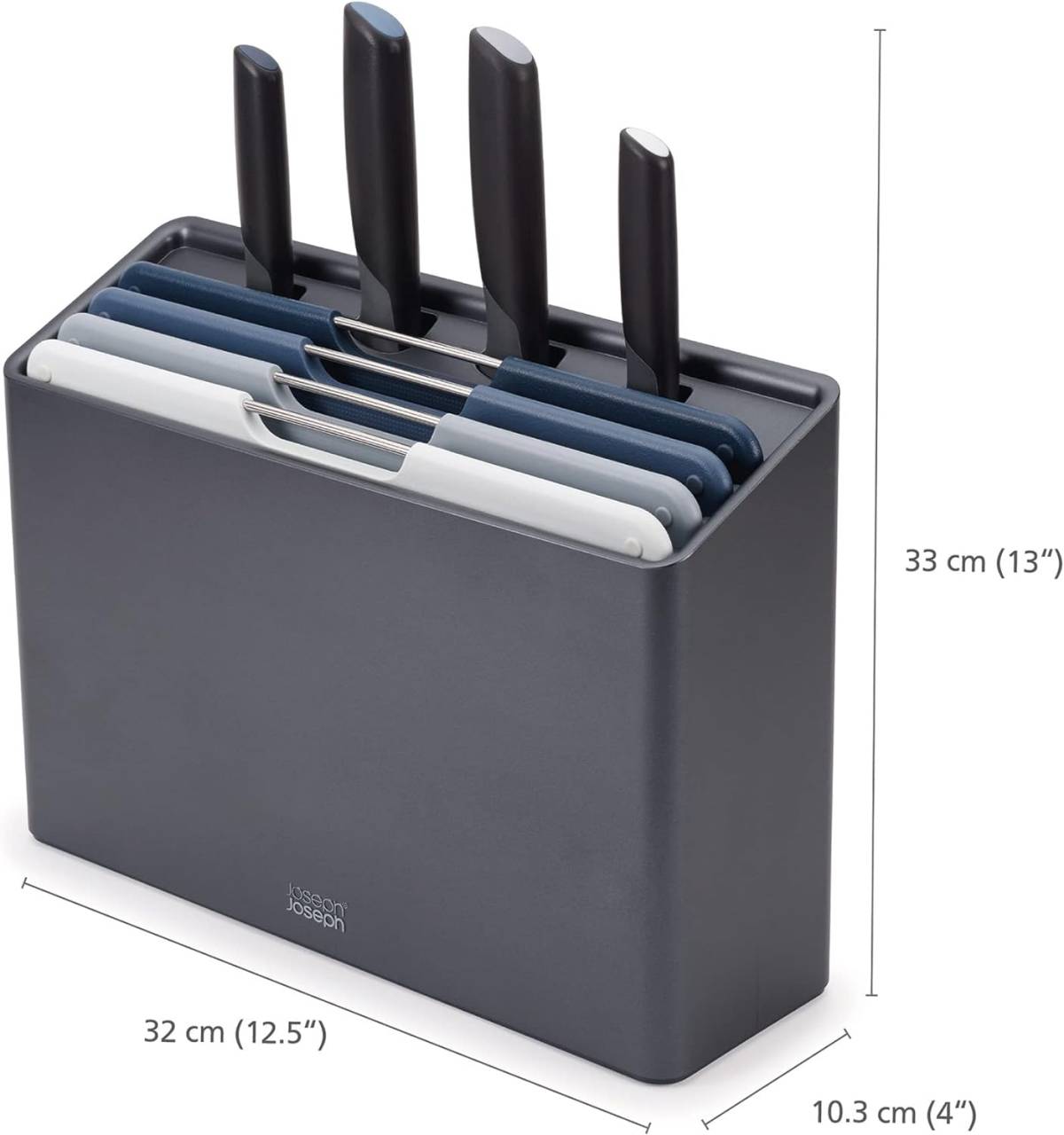 Joseph Joseph Folio Plus 8pc Knife & Bread Set