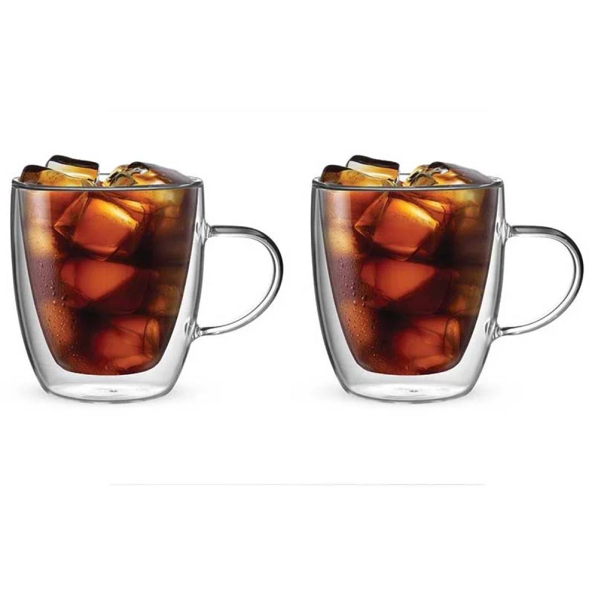 Bialetti Dbw008 Double Wall Capri 350ml Glass Set