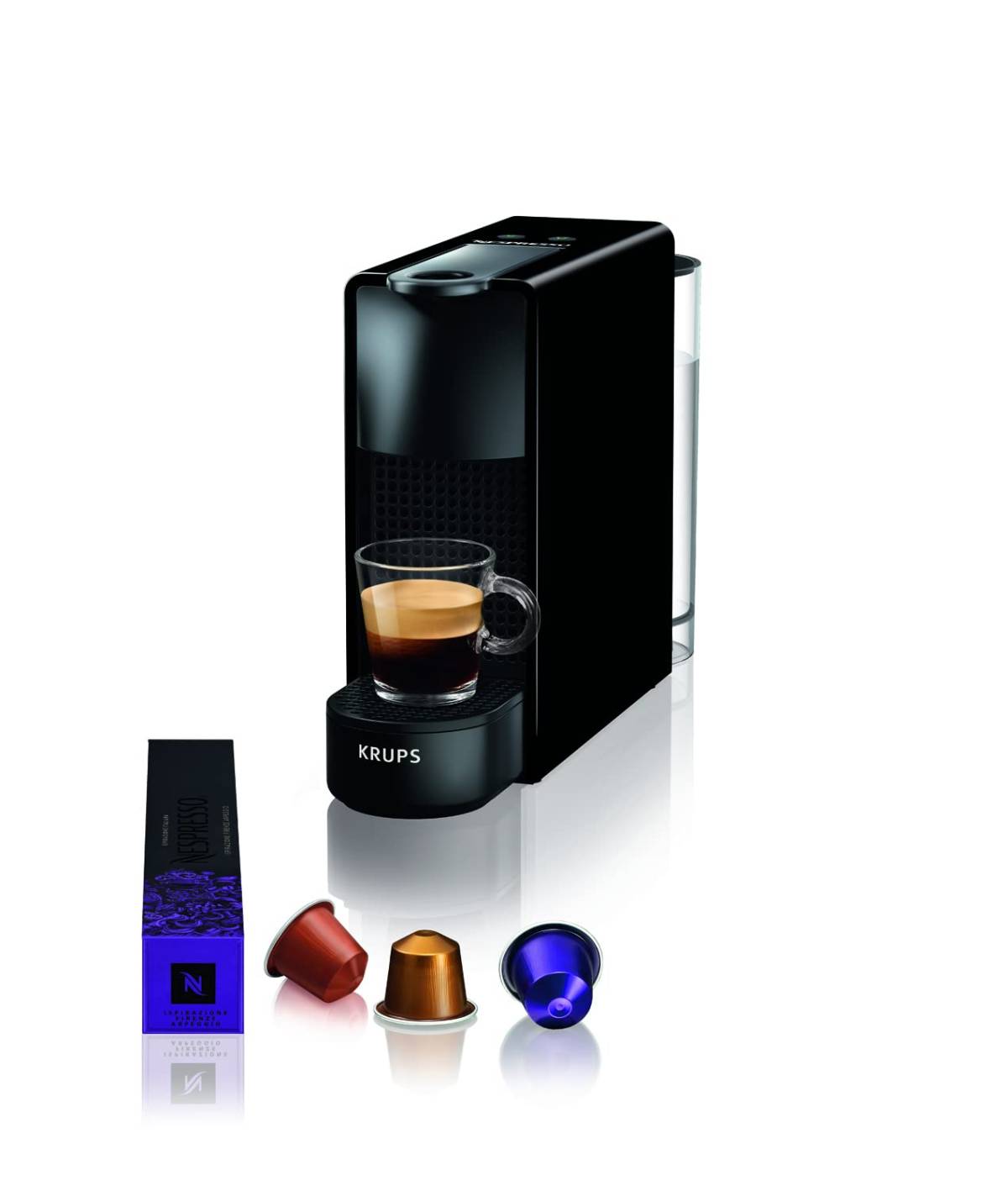 Krups Nespresso Essenza Mini Xn1108 Coffee Machine 0.6 Litre 19 Bar  Energy Saving Mode  Black