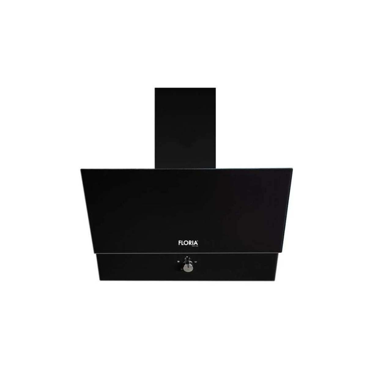 Zilan Floria 60 Cm Glass Range Hood 140w, 3 Speed Levels � Black Finish, Zln1888