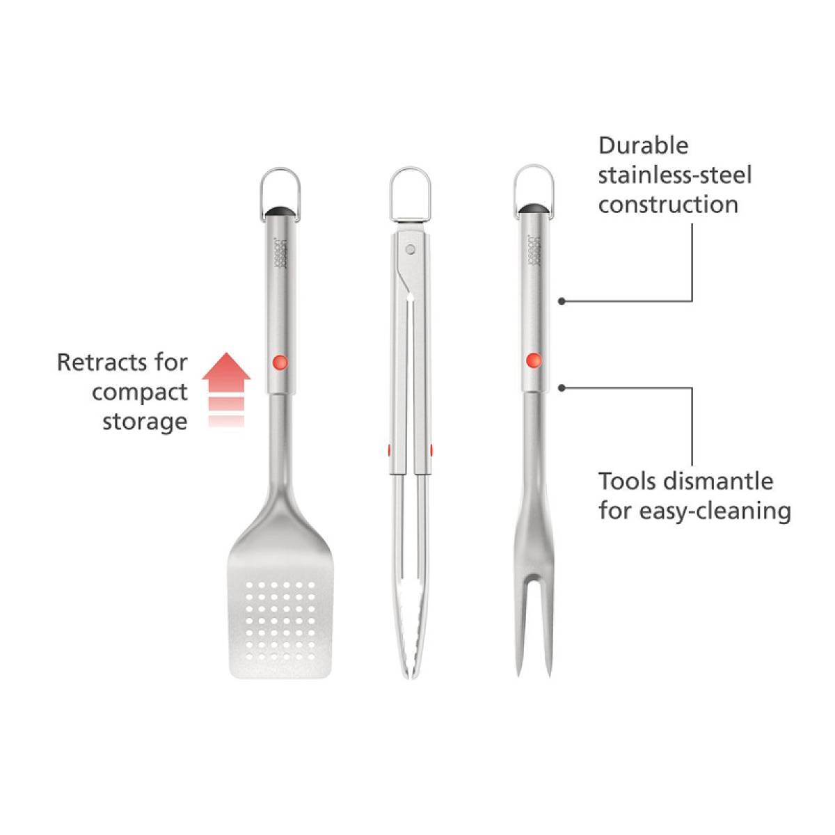 Joseph Joseph Grillout 3 Pcs Bbq