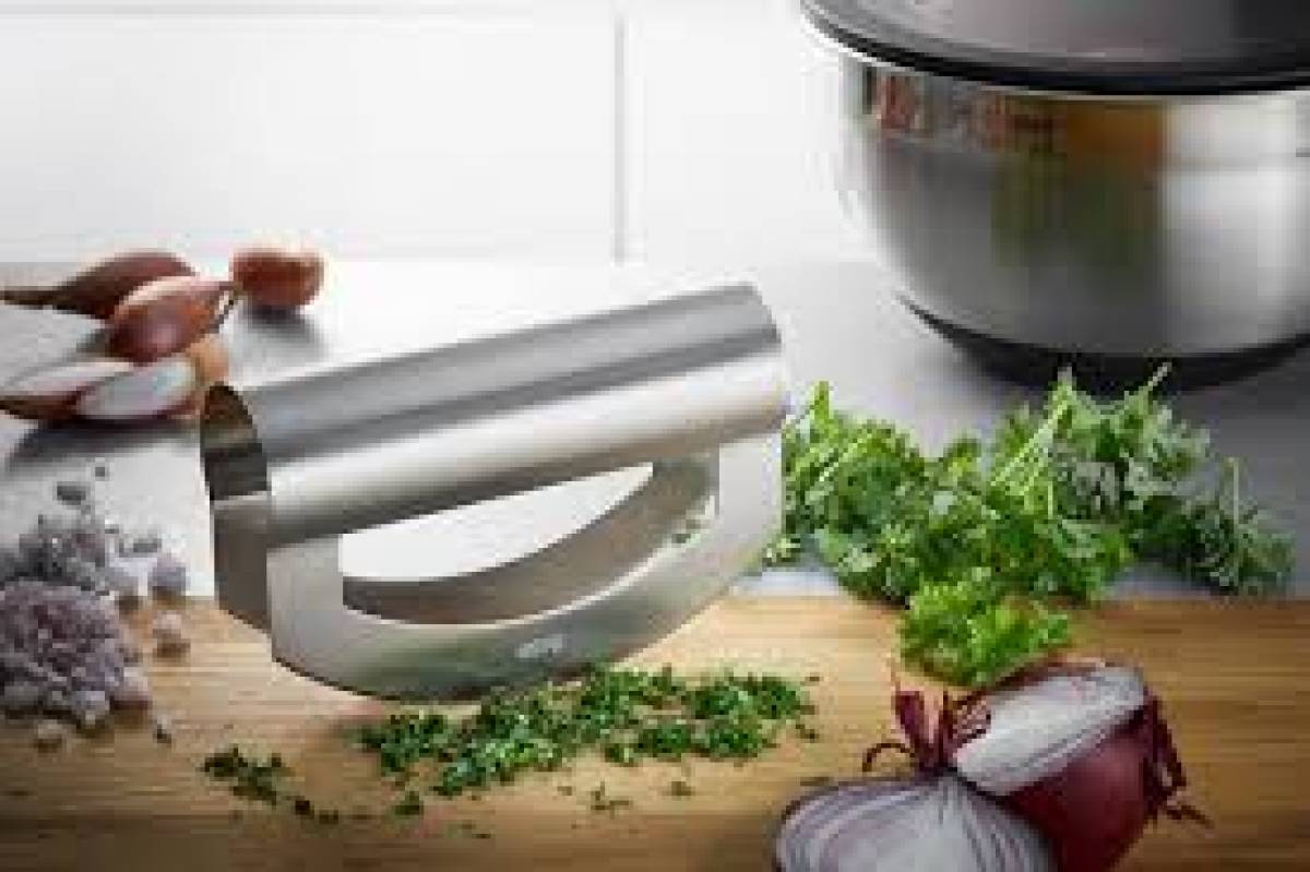 Gefu - Set:mezzaluna Viavo+chopping Board