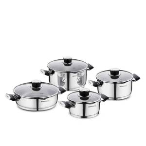 Korkmaz A2087 Pera 8 Pcs Cookware Set