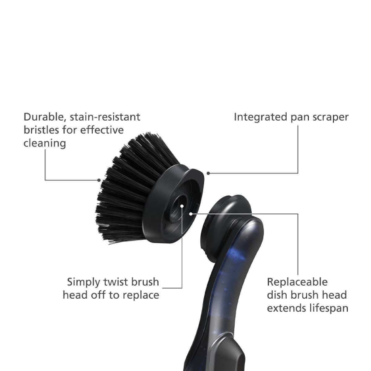 Joseph Joseph Sink Tech Soap Dish Brush