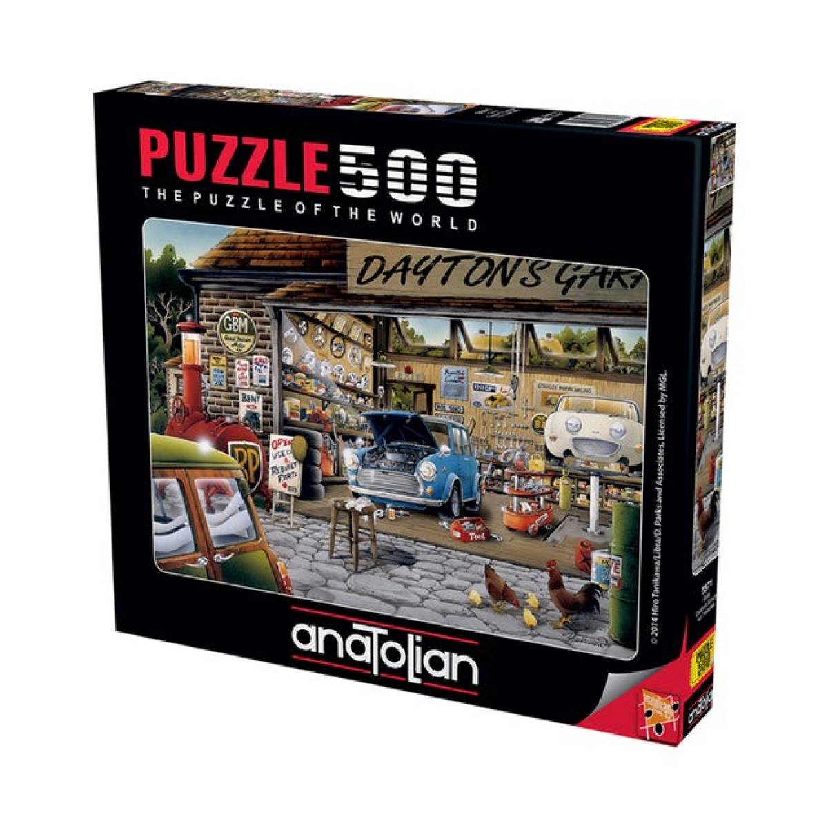 Anatolian Puzzle Dayton's Garage 500pcs Size 48x33cm#ana.3571.