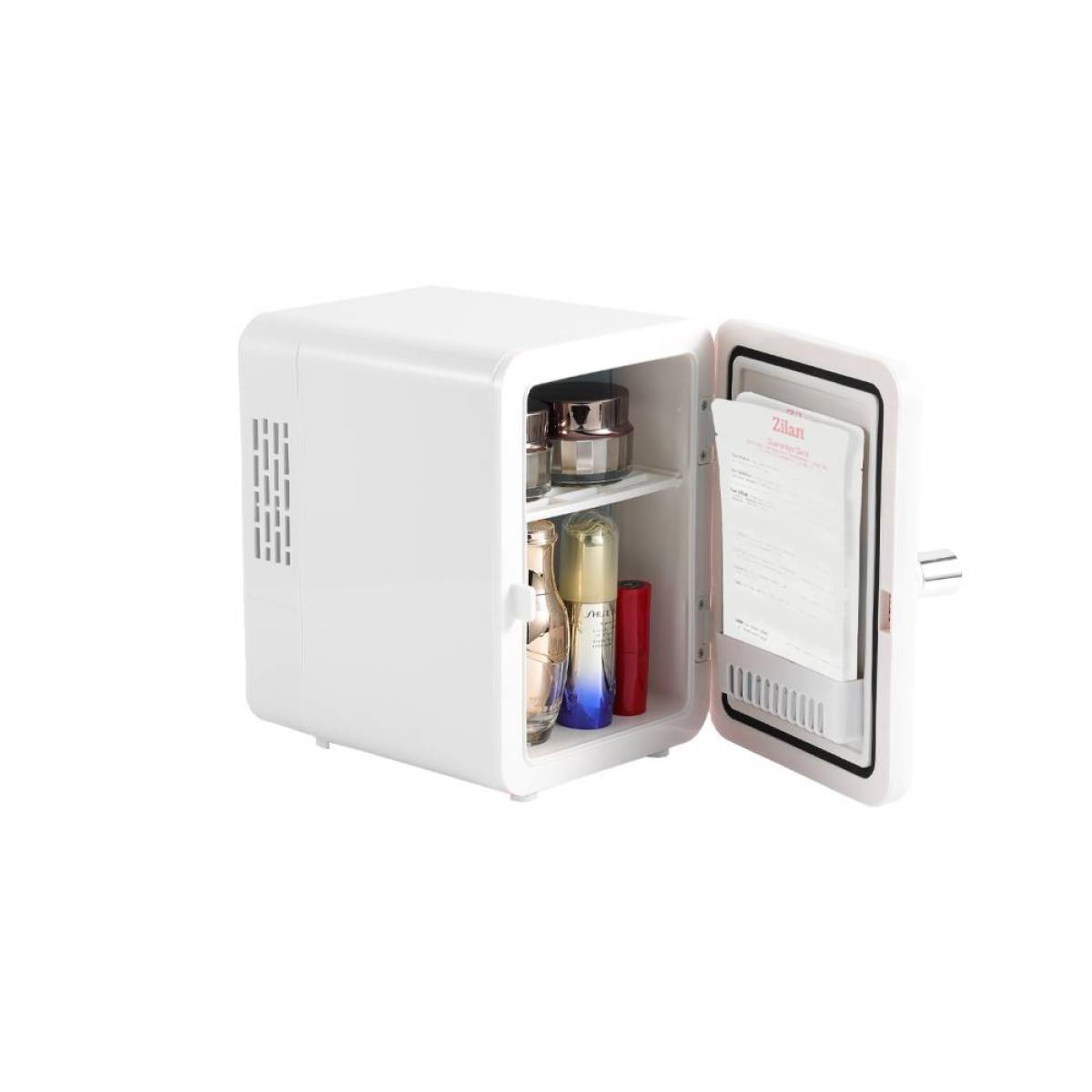 Zilan Portable Mini Fridge, 4l Capacity, 36w, Heating & Cooling Function White, Zln1153