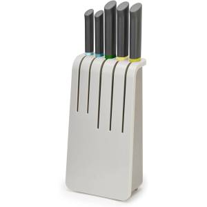 Joseph Joseph Duo 5pcs Knife Block Set ( Opal)