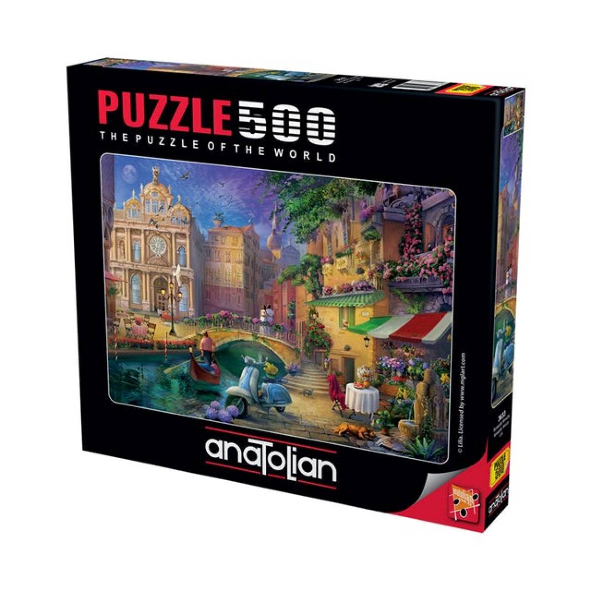 Anatolian Puzzle Romantic Venice  500pcs Size 48x33cm#ana.3633.
