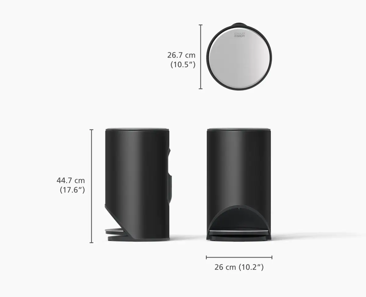Joseph Joseph Arc 10l Bin Carbon Black