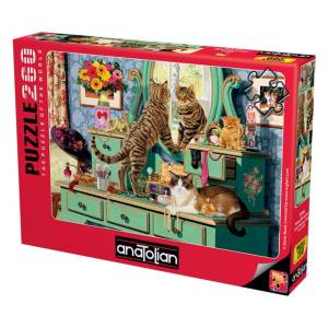 Anatolian Puzzle Cats Dressing Table 260pcs Size 48x33cm #ana.3344.