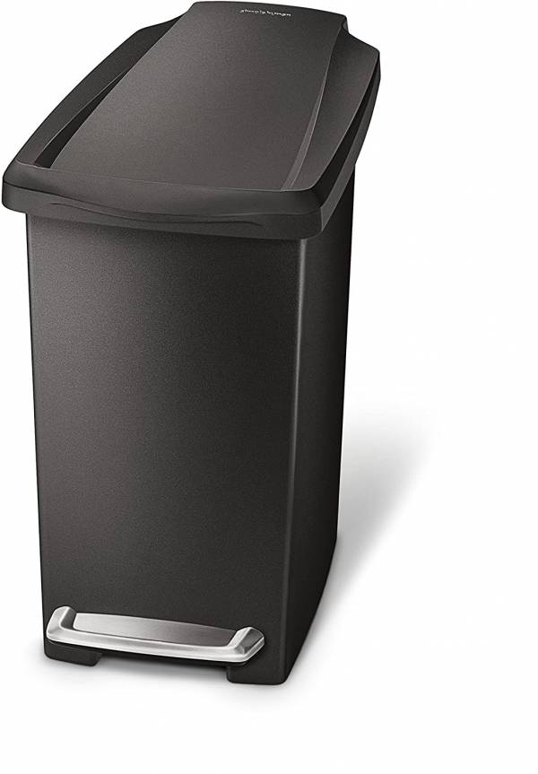 Simplehuman Slim Pedal Bin_black Plastic_10l
