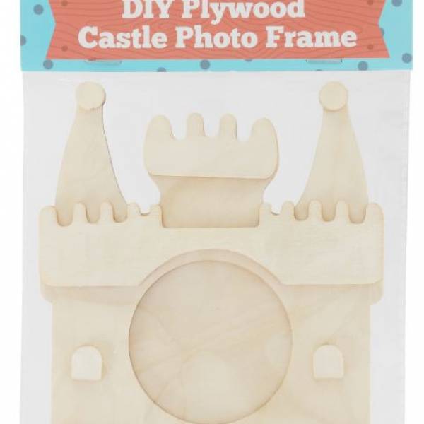 Memoris Precious Wooden Photo Frame Castle Shape For Kids Craft Dy06227.
