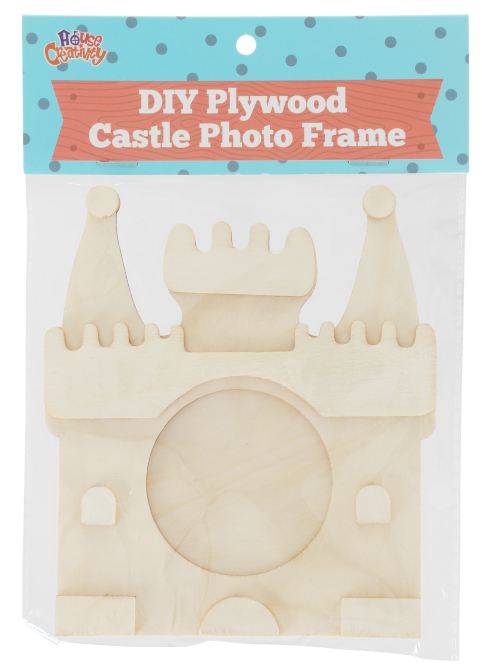 Memoris Precious Wooden Photo Frame Castle Shape For Kids Craft Dy06227.