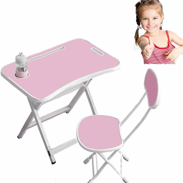 Mascube Study Table And Chair Set For Kids 60x40x52cm Pink