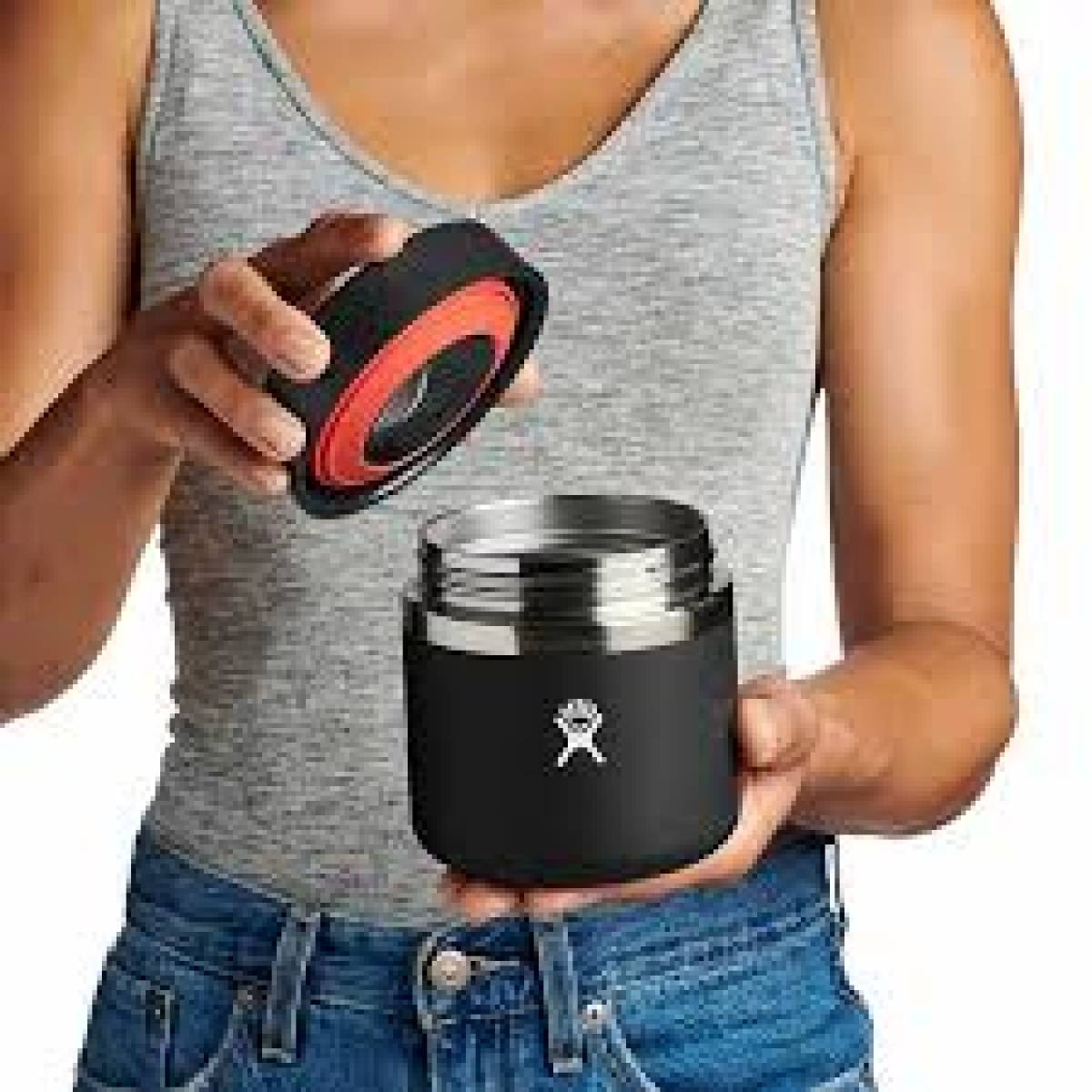 Hydroflask -20 Oz Insulated Food Jar Black