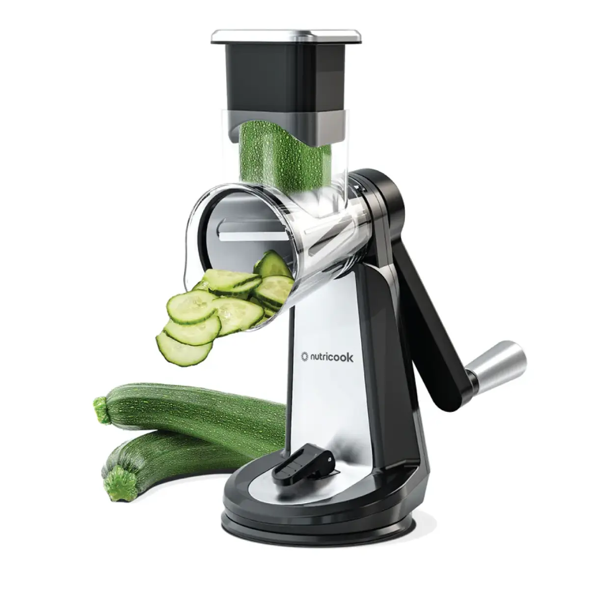 Nutricook 3-in-1 Grater - Essentials,  Slice, Coarse Grate & Fine Grate With Ease, Nc-rg150