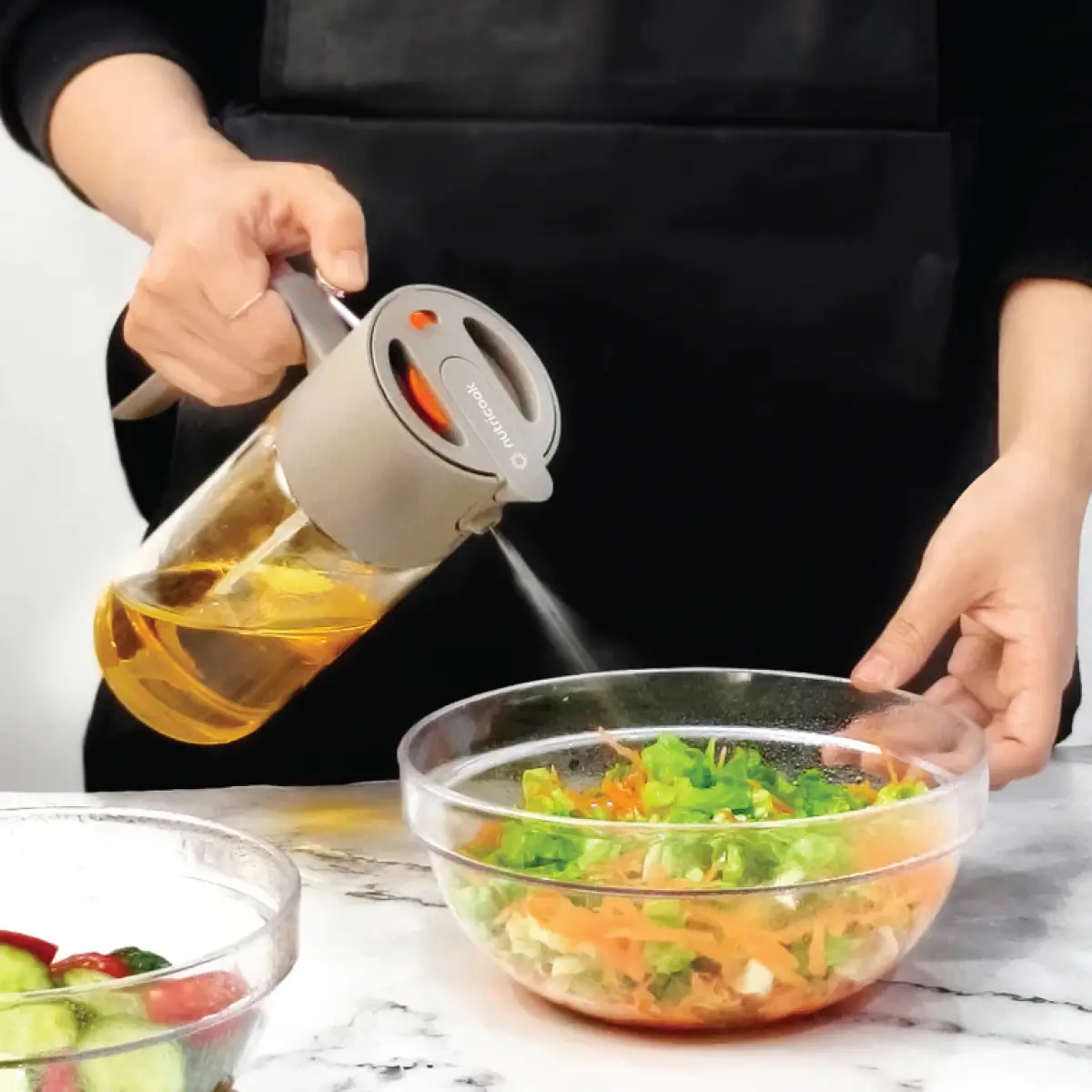 Nutricook 2-in-1 Oil Sprayer & Dispenser 500ml, Nc-os150