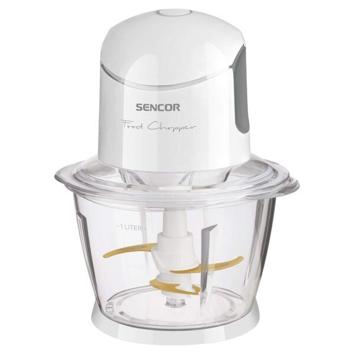 Sencor 500w, 1000ml Glass Bowl, 4 Titanium Blades, Safety Switch.