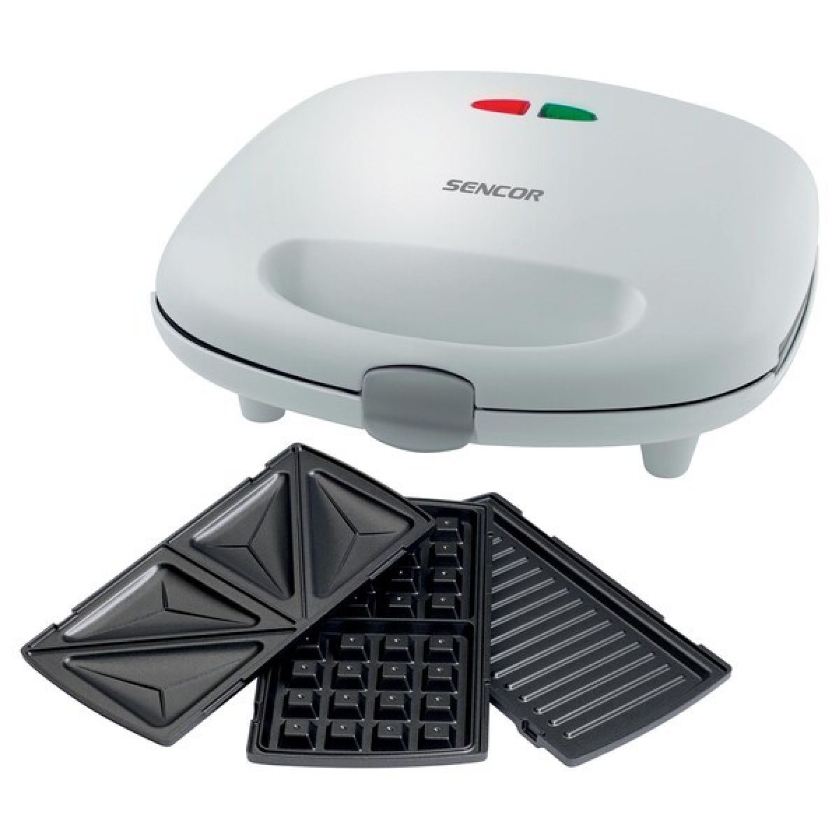 Sencor 700w, Non-stick Plates, Heat-insulated Handle, Lockable Clip.